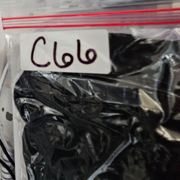 Vintage Y2K 90S Black Velvet Halter Dress Velvet Burnout Whimsigoth Fairygoth M - Picture 13 of 13